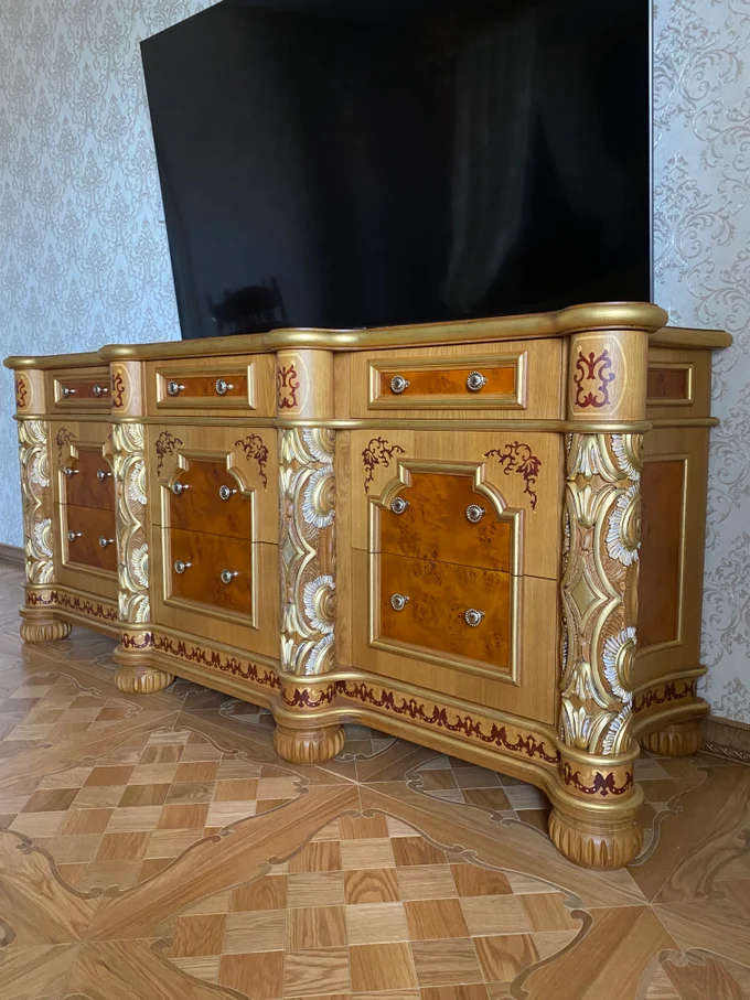 Спальный гарнитур «Гранд Отель» (Премиальный массив ясеня)